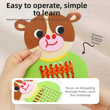 Montessori avadega laud lastele 3–6-aastastele - mittekootud materjalist, arendab käe-silma koordineerimist ja peenmotoorikat