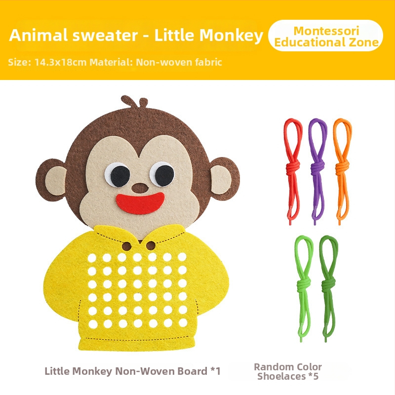 Montessori avadega laud lastele 3–6-aastastele - mittekootud materjalist, arendab käe-silma koordineerimist ja peenmotoorikat