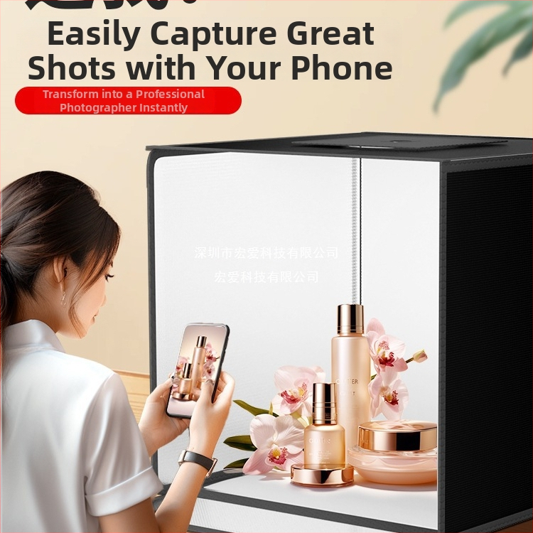 LED stuudiovalgustuskast fotoseansside jaoks, kaasaskantav, kokkupandav softbox, laual fotoseansi rekvisiit, taustapaneel