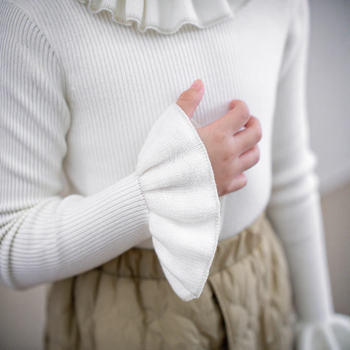 Pulover tricotat pentru copii, din amestec de lână, mâneci lungi, pentru vârste 3–8 ani, toamnă 2025