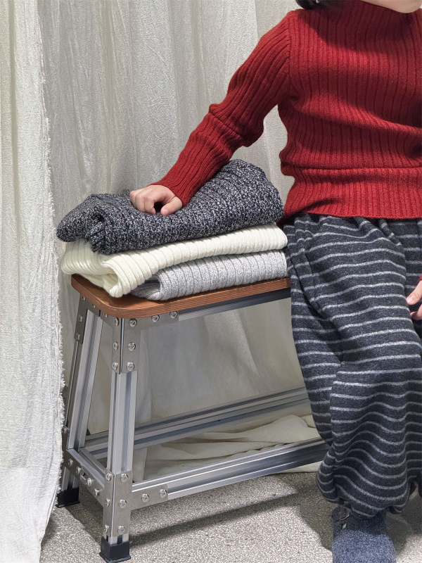 Dječji džemper u korejskom stilu, meka tkanina, smjesa acrylic 52%, nylon 18%, PBT 30%, zimski model 2025