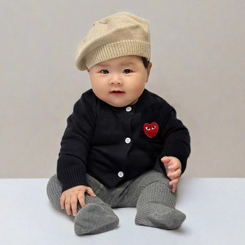 Παιδικό πλεκτό ζακετάκι, unisex, μονόμπροτ κλείσιμο, Angora-βισκόζη 50%, φθινόπωρο 2025