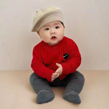 Παιδικό πλεκτό ζακετάκι, unisex, μονόμπροτ κλείσιμο, Angora-βισκόζη 50%, φθινόπωρο 2025