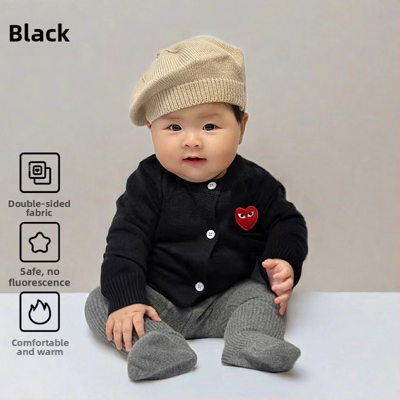 Detský pletený kardigán, unisex, dlhé rukávy, zapínanie na jeden rad, Angora vlákno s 50% viskózou, jeseň 2025