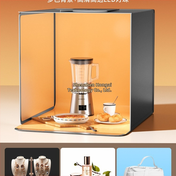 Stuudio LED Softbox valguskast fotografeerimiseks valge taustaga, kaasaskantav kokkupandav fotolaud