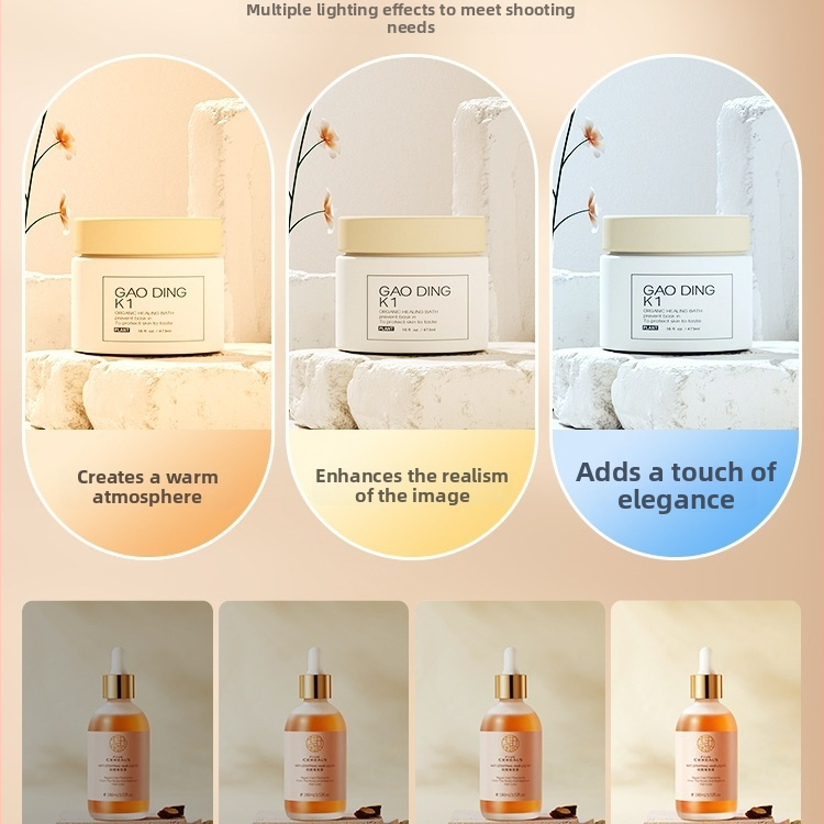 Stuudio LED Softbox valguskast fotografeerimiseks valge taustaga, kaasaskantav kokkupandav fotolaud