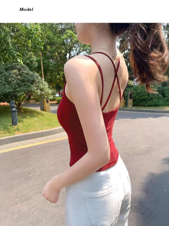 Ženski top bez rukava, sling stil, slim fit, obična duljina, 80–90% viskoze
