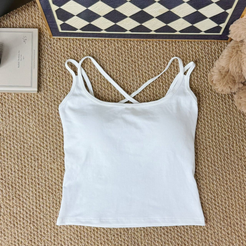 Ženski top bez rukava, sling stil, slim fit, obična duljina, 80–90% viskoze