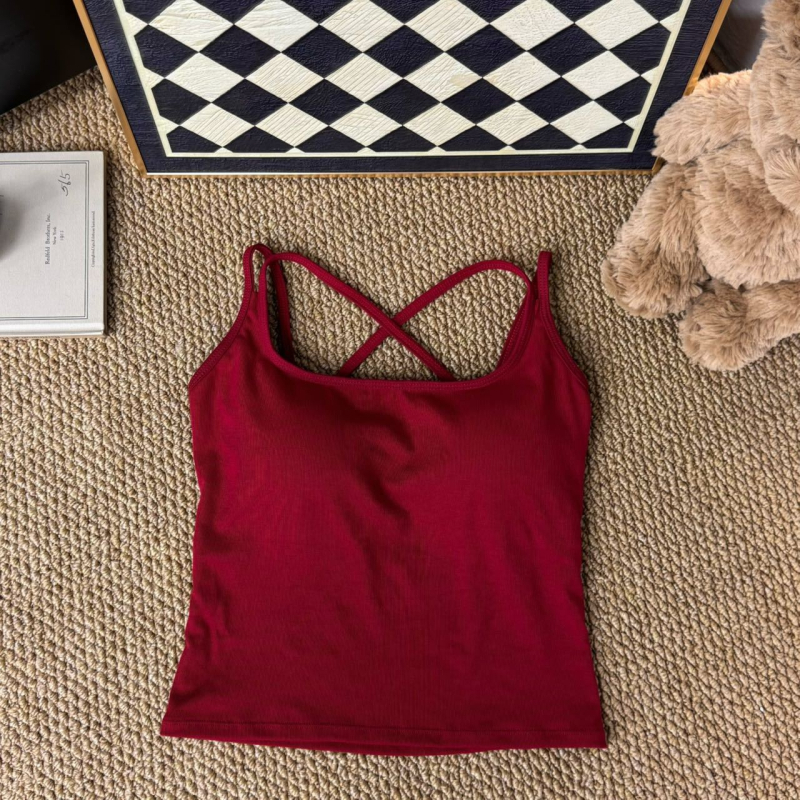 Ženski top bez rukava, sling stil, slim fit, obična duljina, 80–90% viskoze