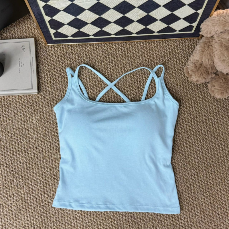 Ženski top bez rukava, sling stil, slim fit, obična duljina, 80–90% viskoze