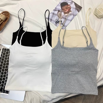 Ženski top od pamuka s unutarnjom postavom, korejskog stila uski kroj, 90–95% pamuk, gustoća 201–250 g/m²