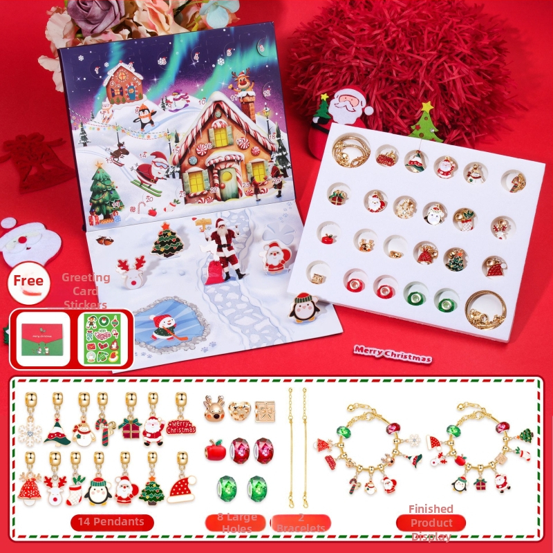 Dječji DIY set narukvica za Božić s Kuromi likovima