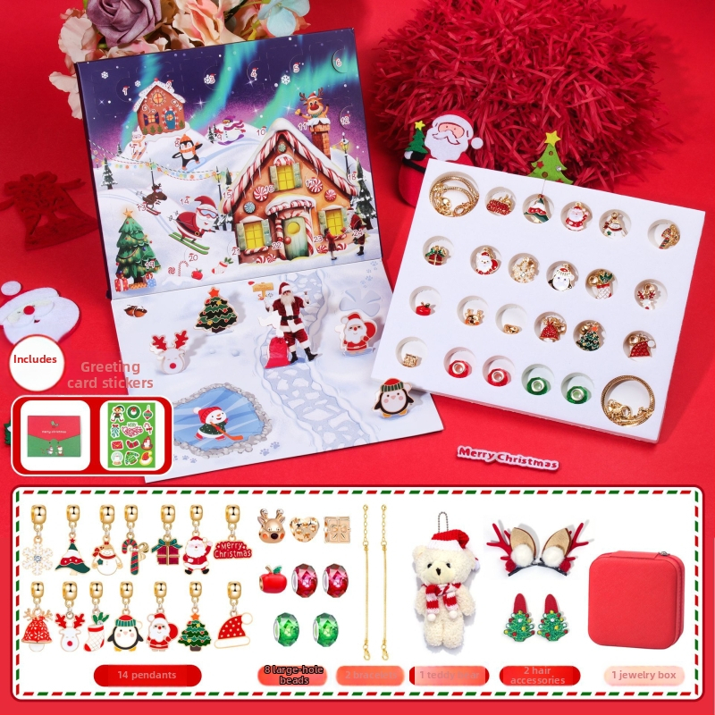 Dječji DIY set narukvica za Božić s Kuromi likovima