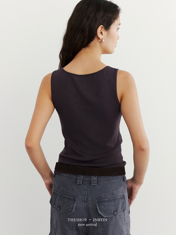 Kamisol za bazni sloj s U-izrezom - uski kroj, bez rukava, za žene; rayon s poliestrom 30–50% i nylon <30%