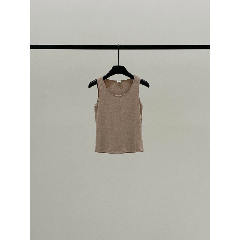 Kamisol za bazni sloj s U-izrezom - uski kroj, bez rukava, za žene; rayon s poliestrom 30–50% i nylon <30%