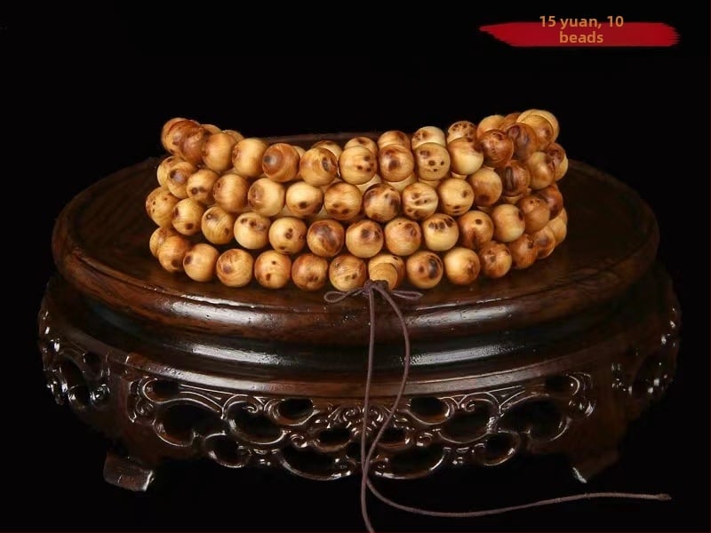 Taihang Thuja 108 karolių budistinė mala apyrankė, rankų darbo, modernus minimalistinis stilius