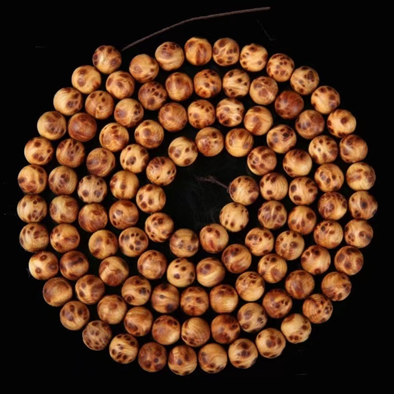 Taihang Thuja 108 gyöngyös buddhista mala karkötő, kézzel készített, modern egyszerű stílus