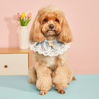 Star Pet čipkasta mašnica za vrat mačkama i psima – jednobojni materijal