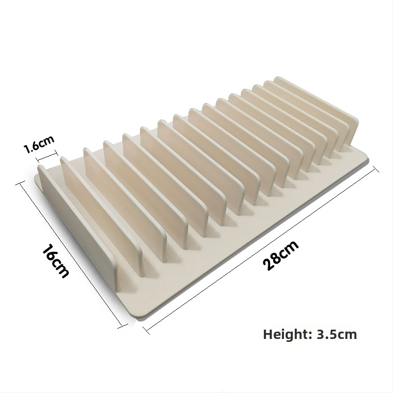 Viedtālruņu un planšetdatoru uzglabāšanas un uzlādes statīvs ar vairākiem slotiem darbam uz galda — ABS plastika