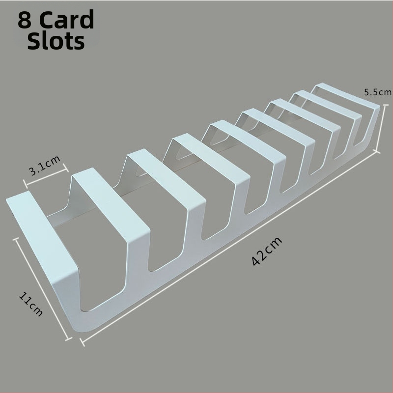 Viedtālruņu un planšetdatoru uzglabāšanas un uzlādes statīvs ar vairākiem slotiem darbam uz galda — ABS plastika