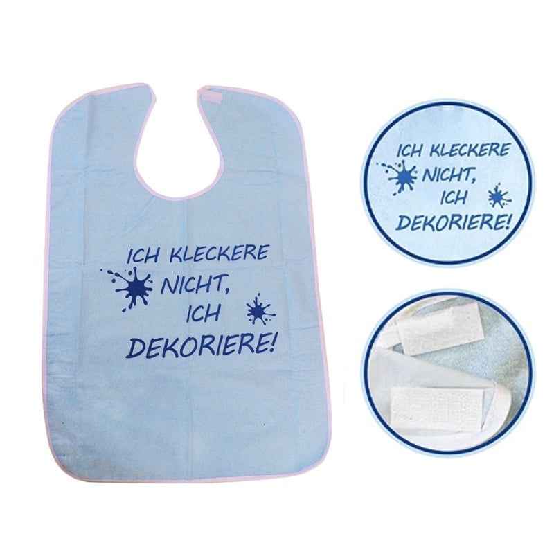 Dječji vodootporni bib, maramicu za slinu, poliester, uzorak s slovima