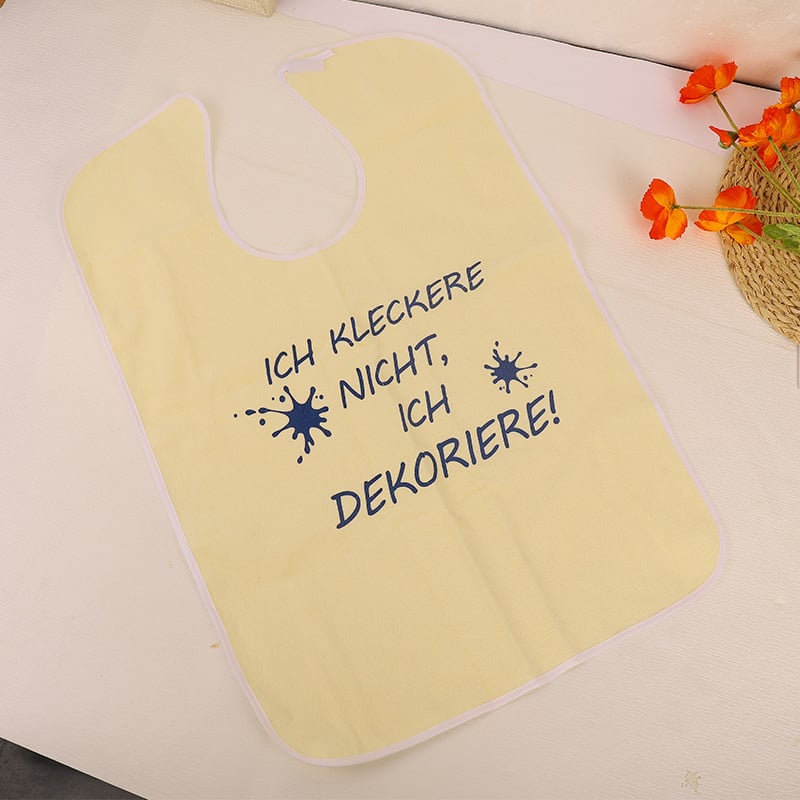 Dječji vodootporni bib, maramicu za slinu, poliester, uzorak s slovima