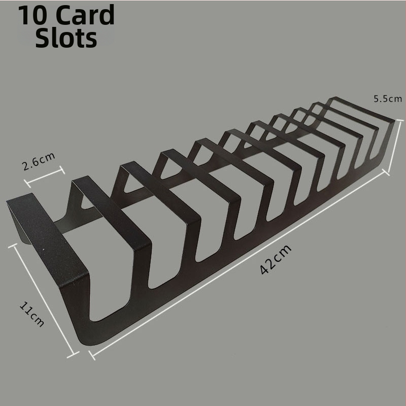 Augšējā stends vairākiem tālruņiem un planšetēm — ABS plastmasa, daudzslotu uzglabāšana, galda centrālā uzlāde, horizontāls displejs