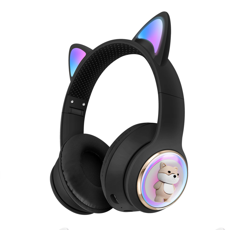 Bezdrôtové herné slúchadlá s LED dýchaním svetla, Bluetooth 5.3, dosah 10 m, stereo zvuk, výdrž batérie viac ako 8 hodín