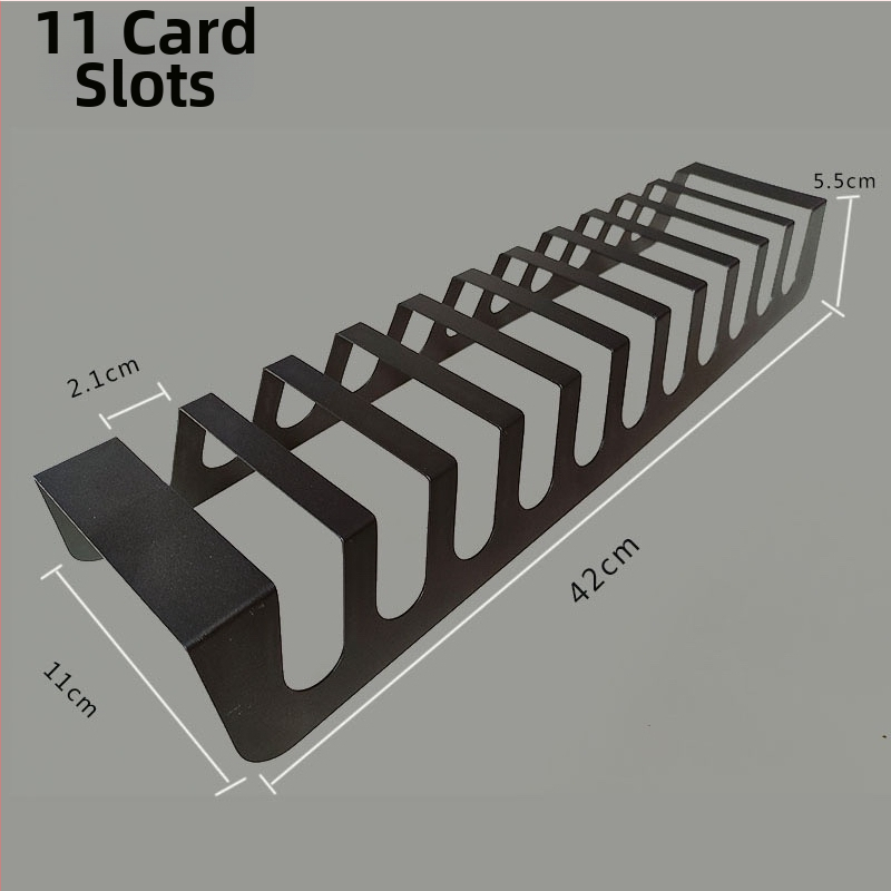 Augšējai uzņemšanai paredzēts statīvs vairākiem tālruņiem un planšetēm ar daudzslota uzglabāšanu un centrālo uzlādi uz galda - ABS plastmasa