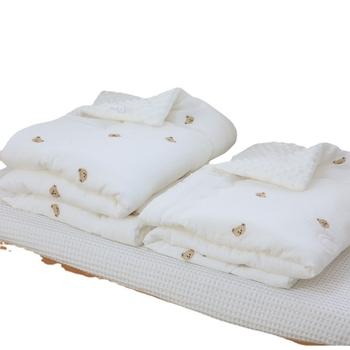 Bērnu segu, 100% kokvilna, 800–1000 g, zīdaiņiem, visiem gada laikapstākļiem, korejiešu izšuvums