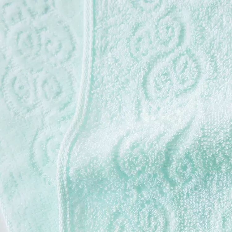 KING SHORE Dječji ručnik od 100% pamuka, s izvezom i velvet završnim obradom, 16 vlakana pređa, mekan i upijajući ručnik za lice