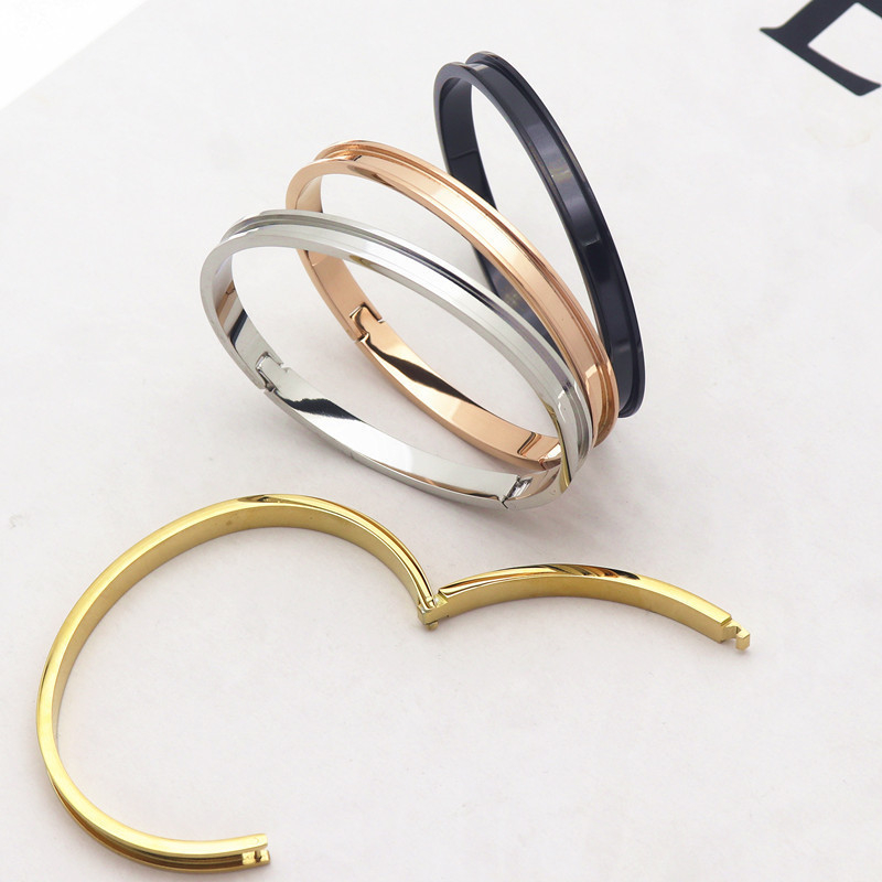 Narukvica od nehrđajućeg čelika s kanalom, elektroplatirana, DIY kožni omotač, etnički stil Song brokat tkanina, Fang Shuo, 20–40 g