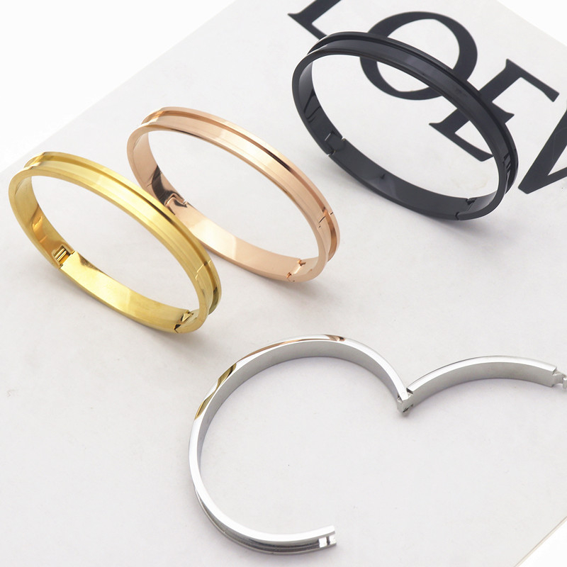 Narukvica od nehrđajućeg čelika s kanalom, elektroplatirana, DIY kožni omotač, etnički stil Song brokat tkanina, Fang Shuo, 20–40 g