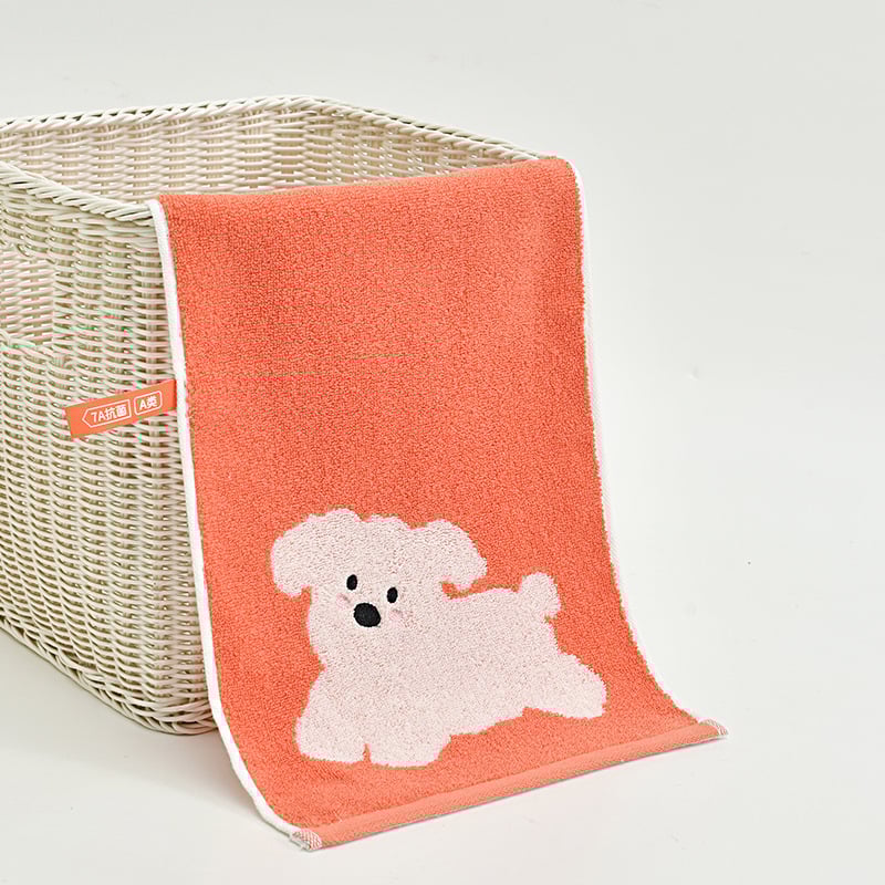 Grace/Jie Liya pamukasti dječji ručnik za lice s lancem za vješanje, 32s pređa, izvešeni žakard, 50–80 g