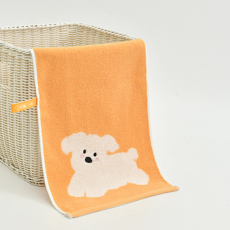 Grace/Jie Liya pamukasti dječji ručnik za lice s lancem za vješanje, 32s pređa, izvešeni žakard, 50–80 g