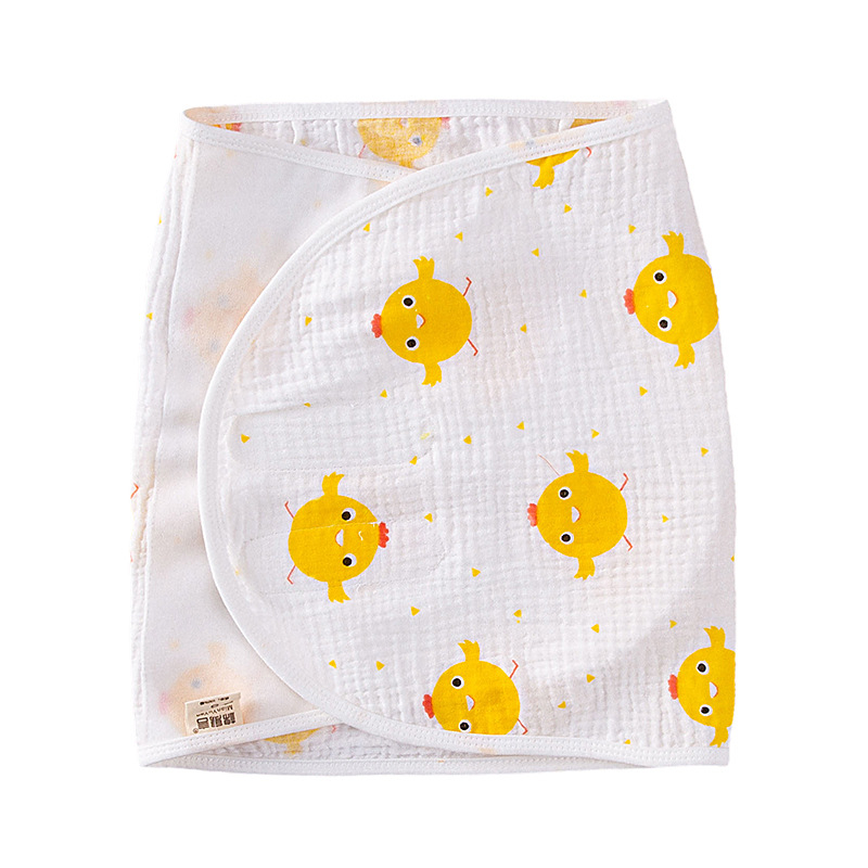 Swaddle od 100% pamuka za bebe – Cotton Fable, Cartoon uzorak, za ljeto, proljeće i jesen, za dojenčad i djecu 1–3 godine