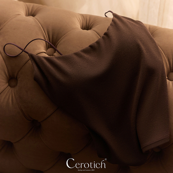 Cerotich medvilninė kamisolė su įmontuotomis krūties pagalvėlėmis, sling stilius, plonas audinys