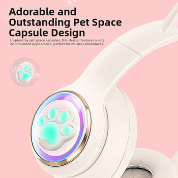 Mängudeks mõeldud juhtmevabad kõrvaklapid, millel on valgustatud bass ja kosmose kapsli kujundus; Bluetooth 5.3, ulatus 10 m, tööaeg >8 h, pulsseeriv valgus, stereo