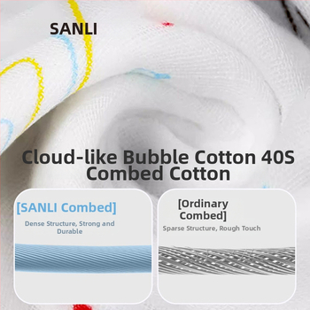 Bejbi gazasti ručnik za lice, 4-slojni tisak, pamuk 32s, težina ispod 50 g