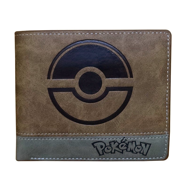 Lühike bifold rahakott Survey Corps logo ja Wing of Liberty, colorblock PU nahk, anime muster, linnaline stiil