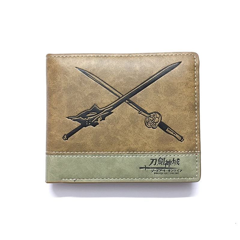 Attack on Titan lühike bi-fold rahakott Uurimiskorpuse embleemi ja Vabaduse tiibadega, värvilise plokk PU nahk, anime muster, vooder sünteetiline nahk, linnaline lihtsus, igapäevaseks kasutamiseks