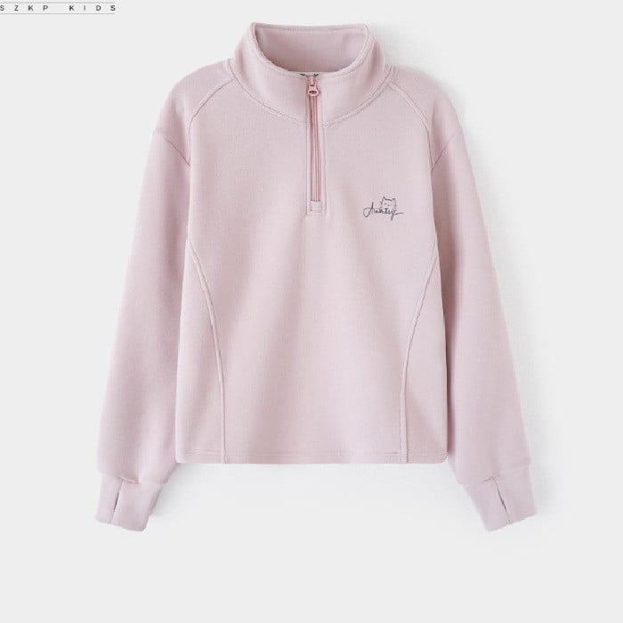 Pulover pentru copii cu model desen animat, poliester moale, mânecă lungă, pentru fete 8+ ani, primăvară și toamnă