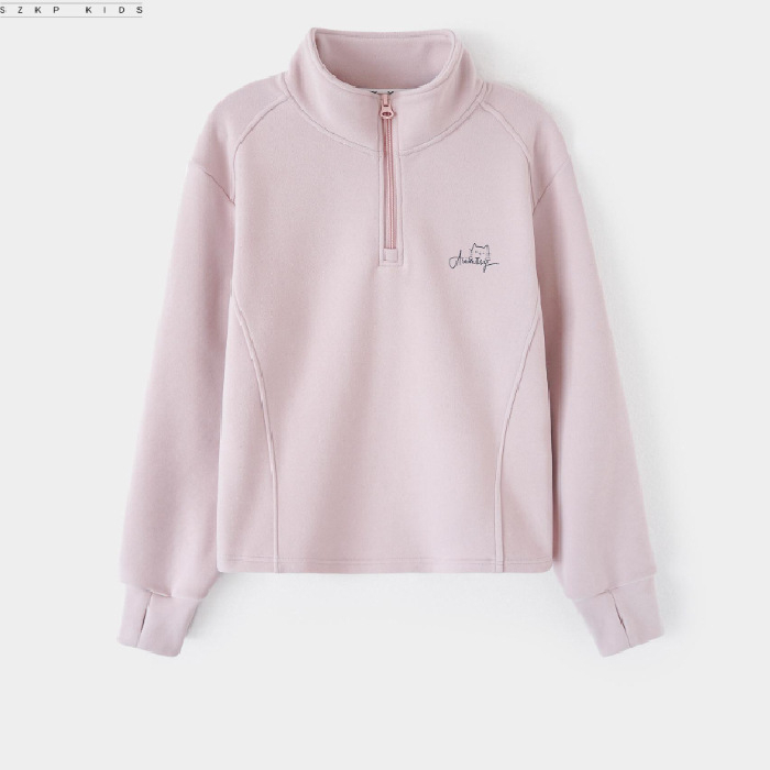 Pulover pentru copii cu model desen animat, poliester moale, mânecă lungă, pentru fete 8+ ani, primăvară și toamnă