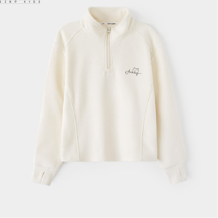 Pulover pentru copii cu model desen animat, poliester moale, mânecă lungă, pentru fete 8+ ani, primăvară și toamnă