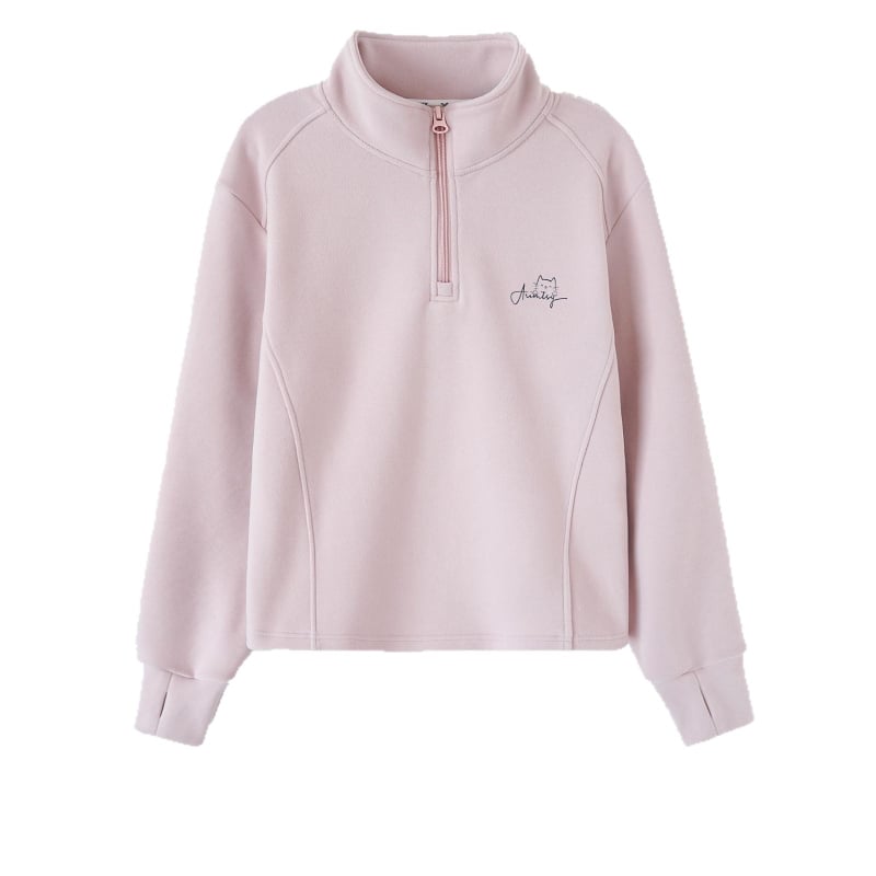 Pulover pentru copii cu model desen animat, poliester moale, mânecă lungă, pentru fete 8+ ani, primăvară și toamnă