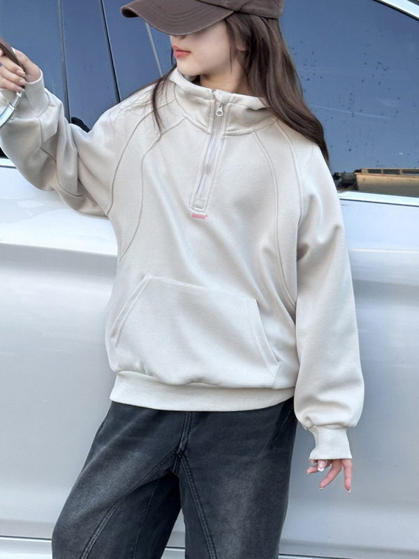 Dievčenská mikina s fleecovou podšívkou a kapucňou, pulover, dlhé rukávy, 50% bavlna