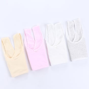 Памучен тренировъчен сутиен за момичета, без банели, кръгло деколте, 95% памук, за възраст 8+, всички сезони, Debofen