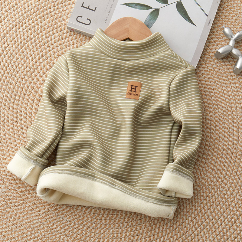 Dječja termo majica s flecom, unisex, korejskog stila, uzrast 3–8 godina, 100% poliester.