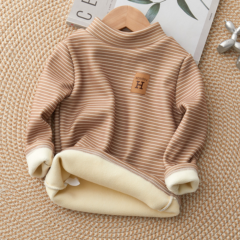 Dječja termo majica s flecom, unisex, korejskog stila, uzrast 3–8 godina, 100% poliester.