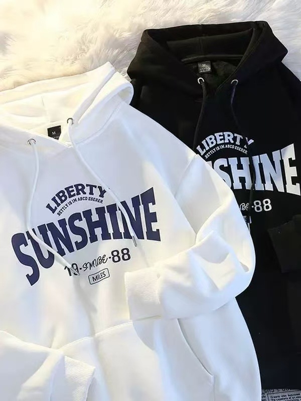 Παιδικό φούτερ με κουκούλα από φλίς βαμβάκι, Unisex, μακριά μανίκια, πουλόβερ, για παιδιά 3–8 ετών